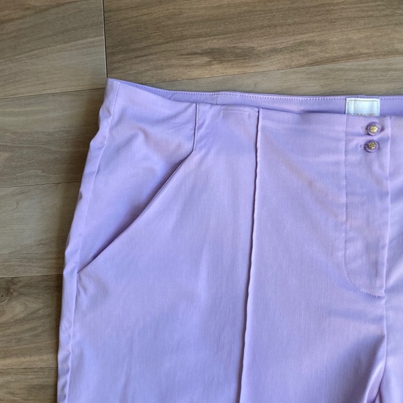 Zac & Rachel lavender pant with stretch career office business casual 24W - Picture 14 of 16